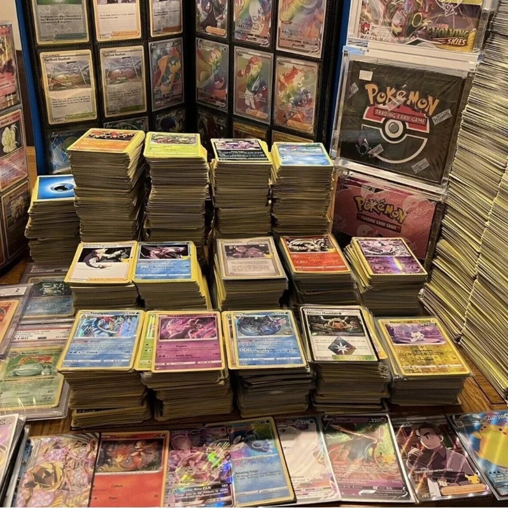 Pokemon Cards Bulk Lot 100 With 25 HOLO/Rev Holo Guaranteed. Plus 1 Ex Or Better
